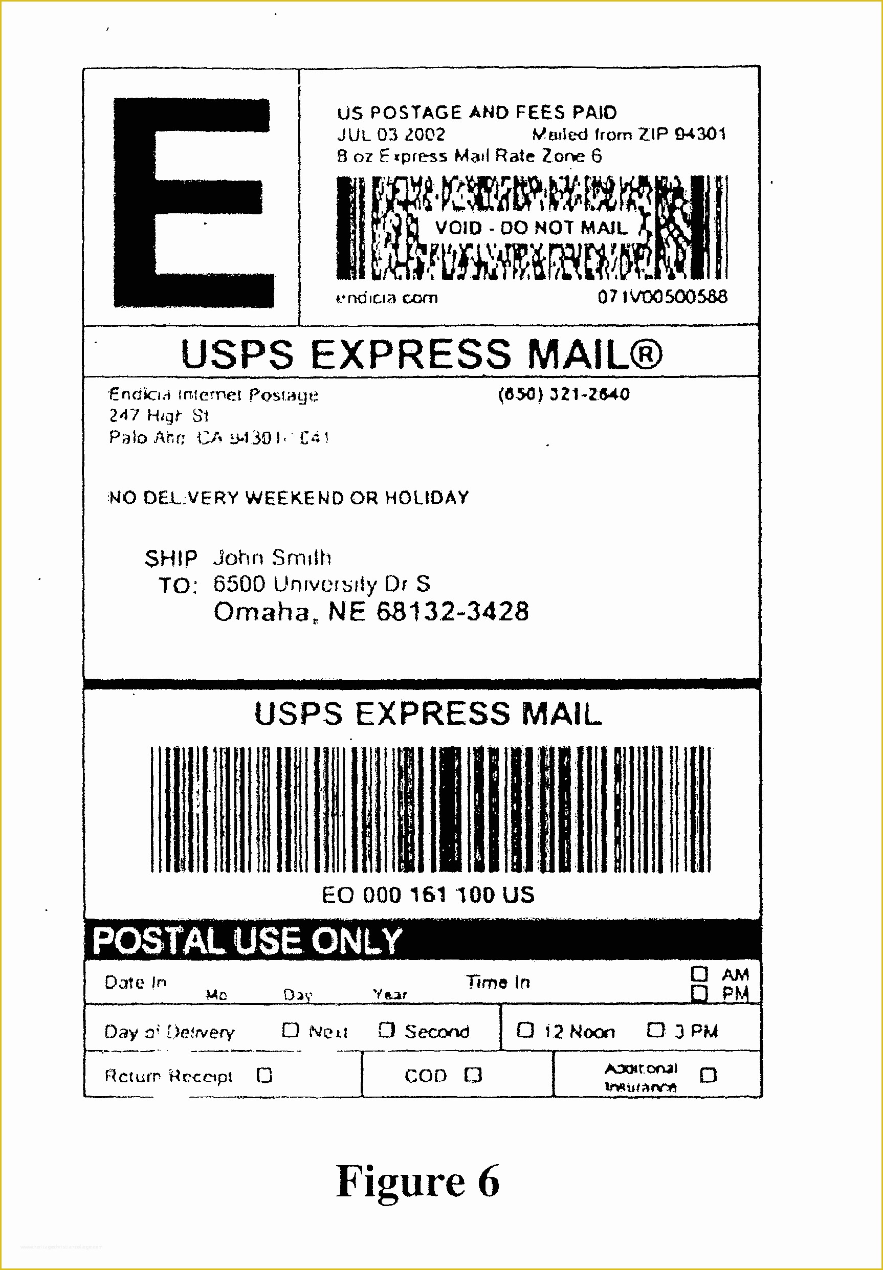 Free Printable Shipping Label Template Of Shipping Label Template Usps