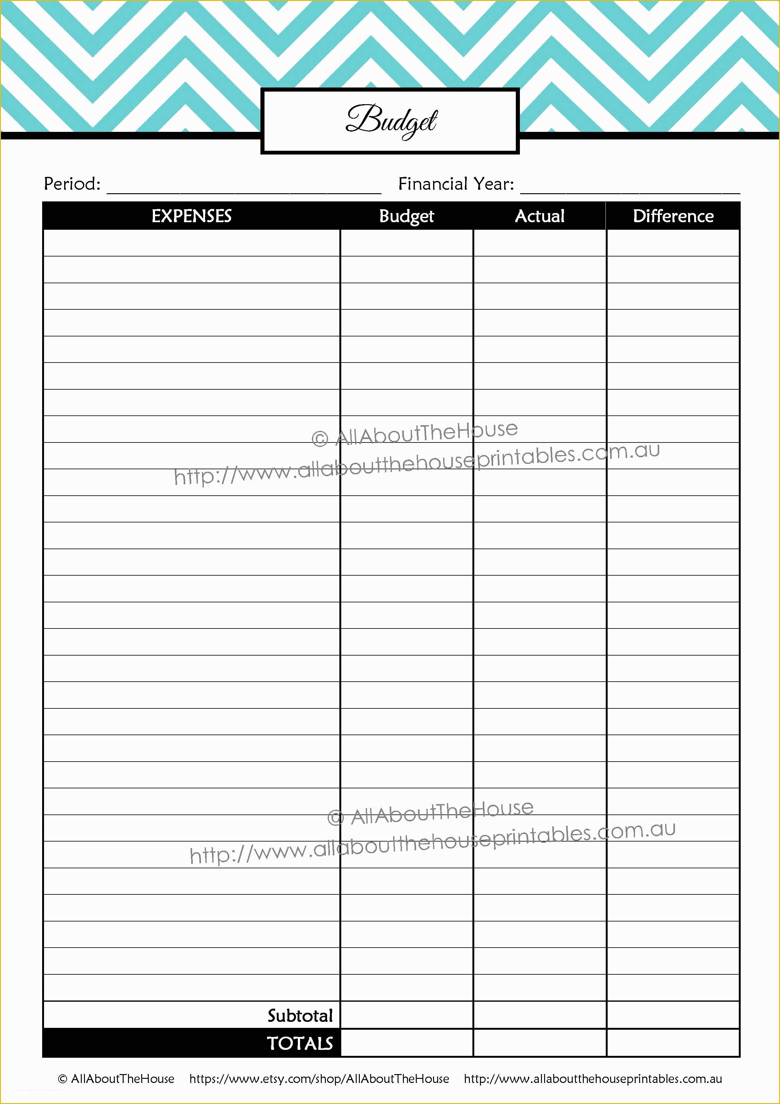 Free Printable Simple Business Plan Template Of Printable Bud Planner Finance Binder Update All About