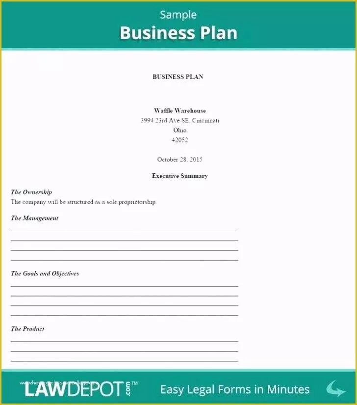 Free Printable Simple Business Plan Template Of Quick Business Plan Template Business Plans 2019 01 26