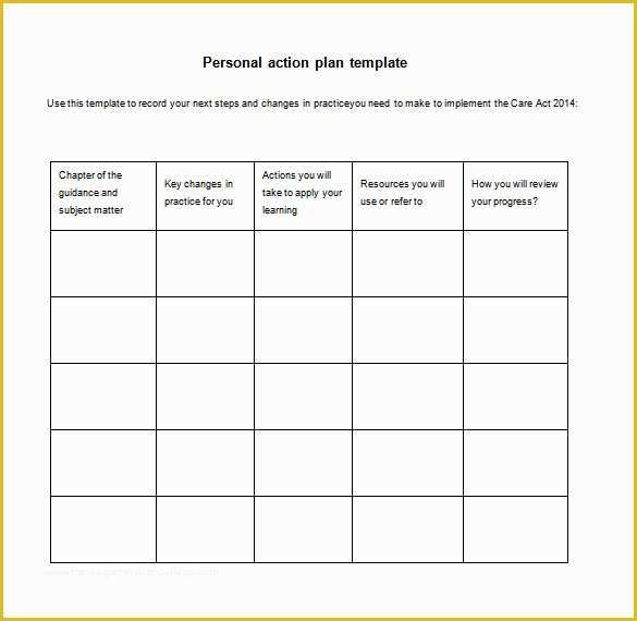 Free Printable Simple Business Plan Template Of Simple Action Plan Template 16 Free Sample Example