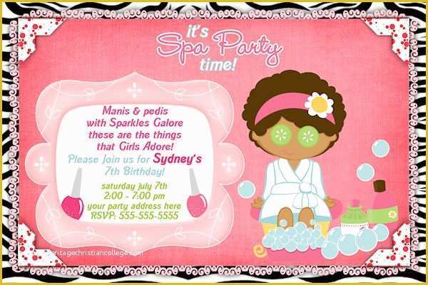 Free Printable Slumber Party Invitations Templates Of Free Printable Slumber Party Invitations Girls