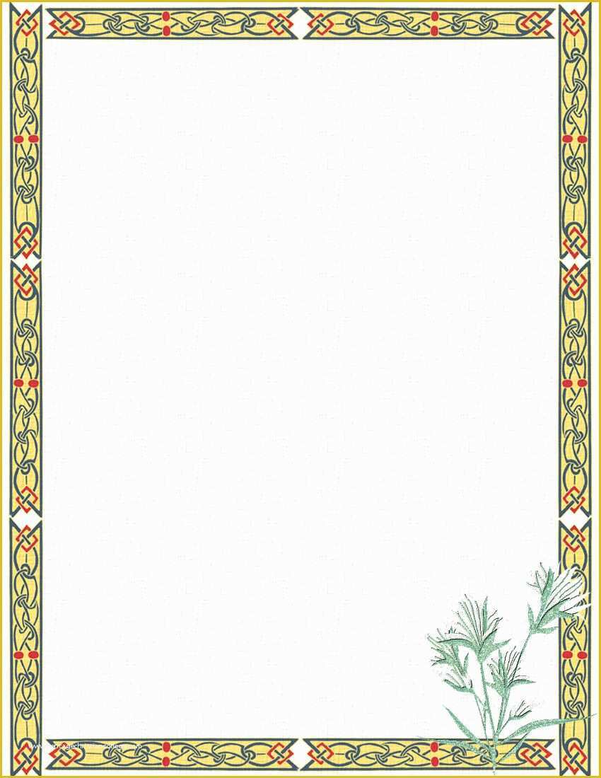 Free Printable Stationery Templates Of 17 Stationery Border Designs Free Printable
