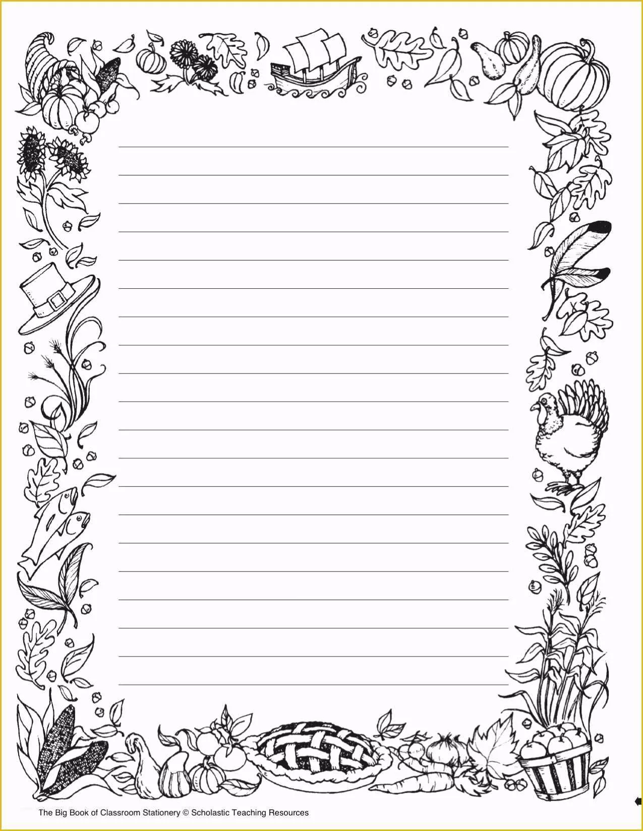 Black and White Stationery