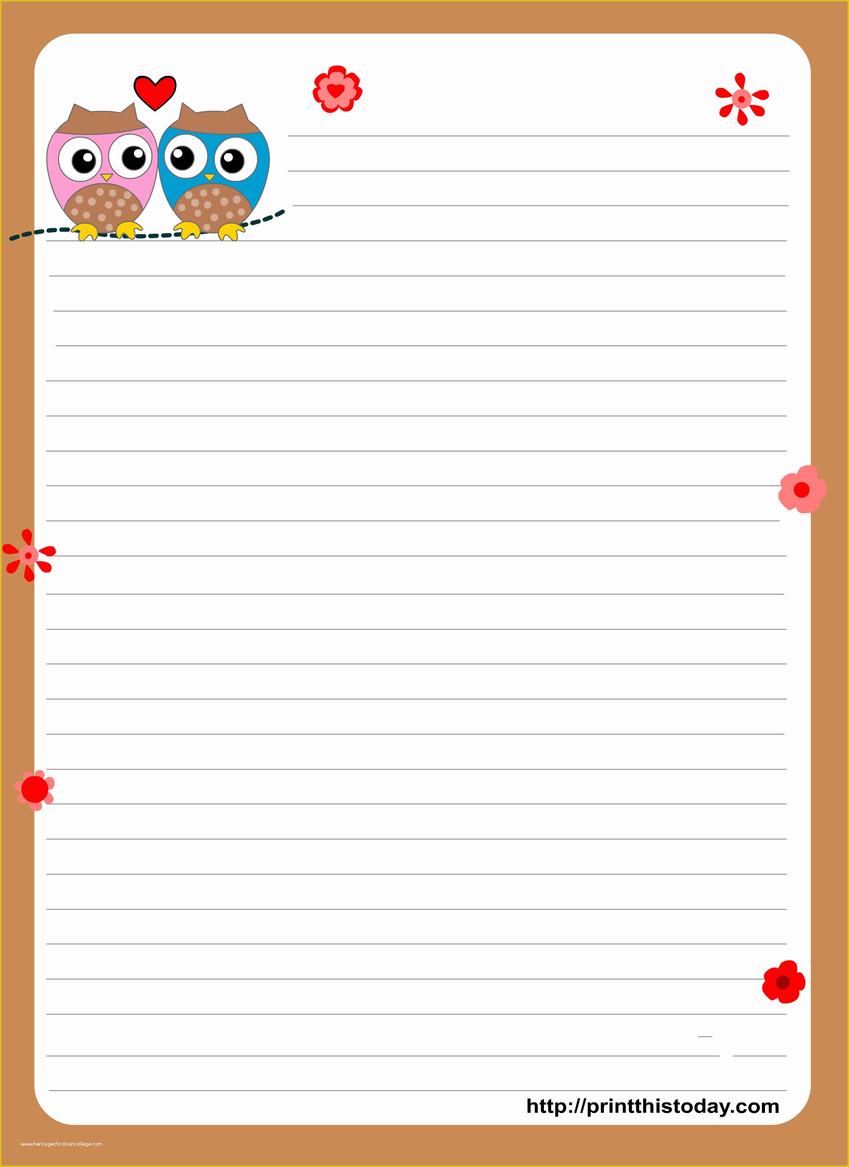 Free Printable Stationery Templates Of This Cute Stationery Paper Is 