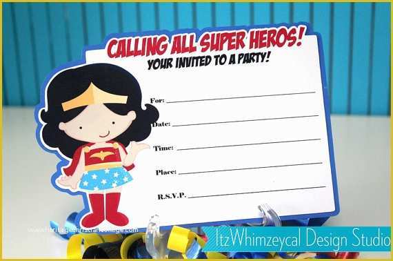 Free Printable Superhero Birthday Invitation Templates Of 12 Free Printable Blank Superhero Birthday Invitation