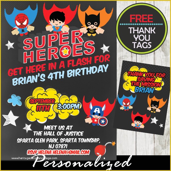 Free Printable Superhero Birthday Invitation Templates Of Flying Superheroes Ic Birthday Invitation