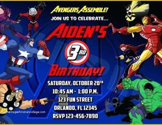 Free Printable Superhero Birthday Invitation Templates Of Superhero Party Invitation Template New Free Printable
