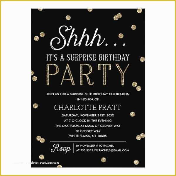 Free Printable Surprise Birthday Invitations Template Of 83 Birthday Invitations Word Psd Ai Eps