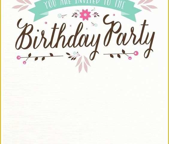 Free Printable Surprise Birthday Invitations Template Of Best 25 Birthday Invitation Templates Ideas On Pinterest