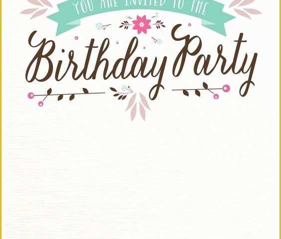 Free Printable Surprise Birthday Invitations Template Of Best 25 Birthday Invitation Templates Ideas On Pinterest