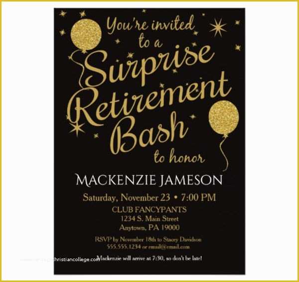 Free Printable Surprise Party Invitation Templates Of 45 Printable Party Invitation Templates Psd Ai