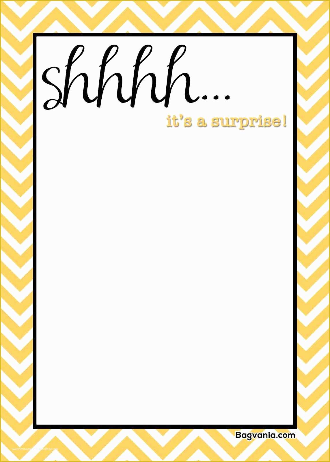 Free Printable Surprise Party Invitation Templates Of Free Printable Surprise Birthday Invitations – Free