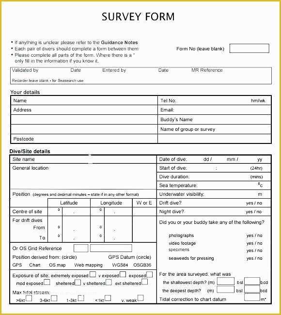 Free Printable Survey Template Of Blank Survey Template – Template Gbooks