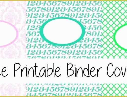 Free Printable Templates for Binders Of Free Printable Binder Covers