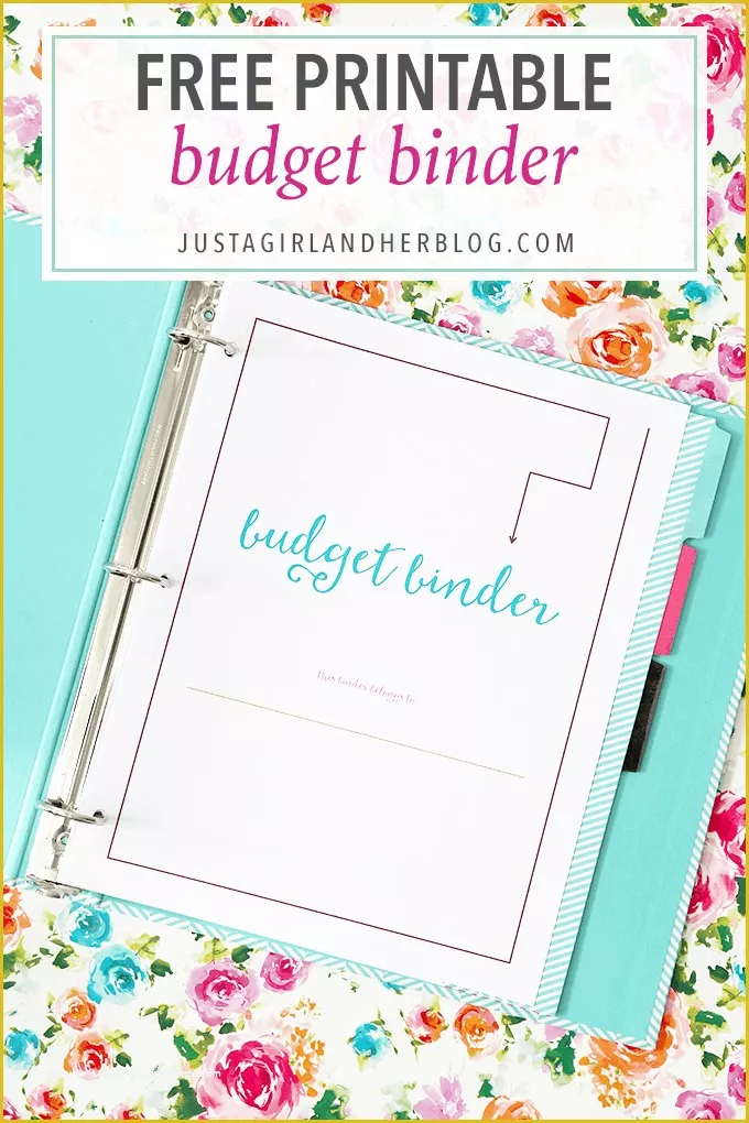 Free Printable Templates for Binders Of the 2016 Bud Binder Just A Girl and Her Blog
