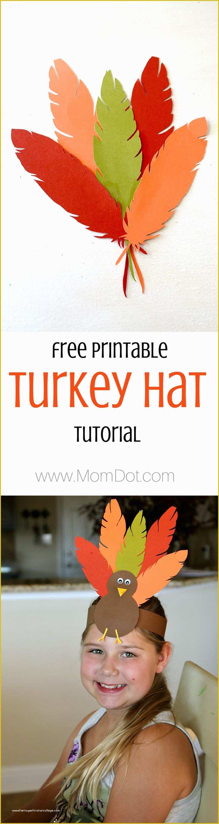 Free Printable Thanksgiving Hat Templates Of Turkey Hat Thanksgiving Headband Craft for Kids