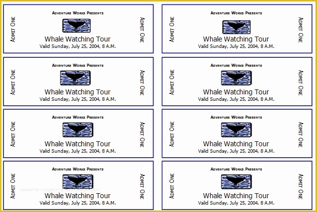 Free Printable Ticket Template Of 10 Free event Ticket Templates for Word and Adobe