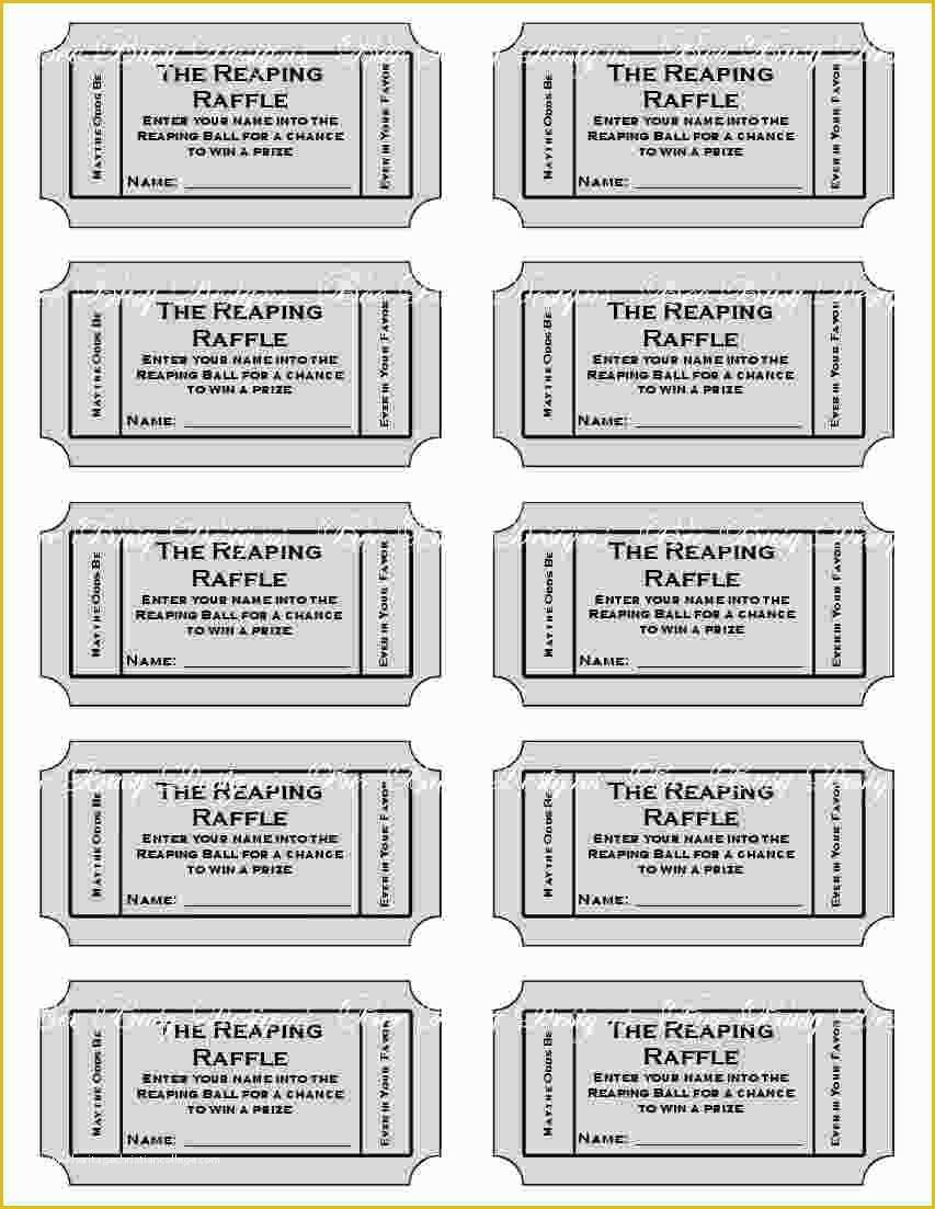 Free Printable Ticket Template Of Free Printable Raffle Tickets with Stubs Free Download