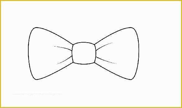 Free Printable Tie Template Of 10 Paper Bow Templates – Free Sample Example format