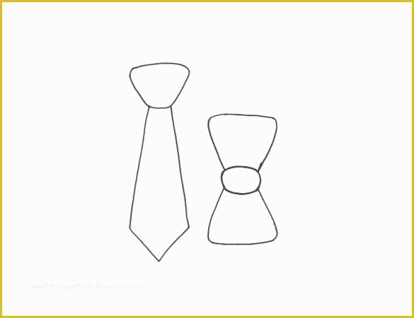 Free Printable Tie Template Of Paper Bow Tie Template Bows by Free ...