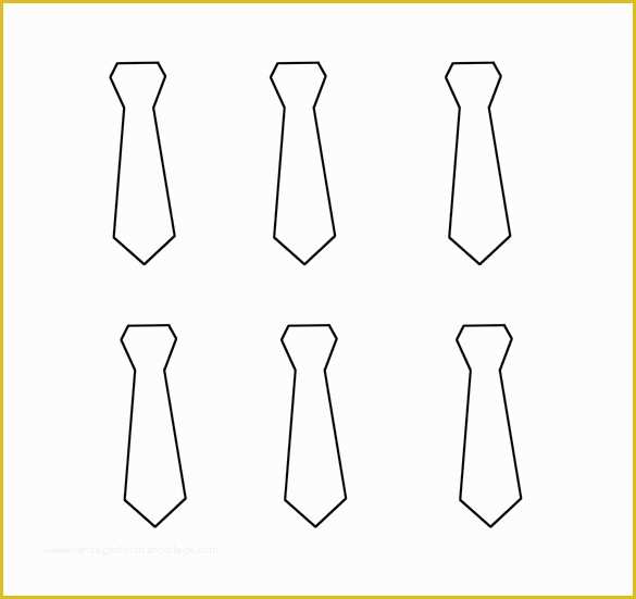 Free Printable Tie Template Of 9 Printable Tie Templates Doc Pdf