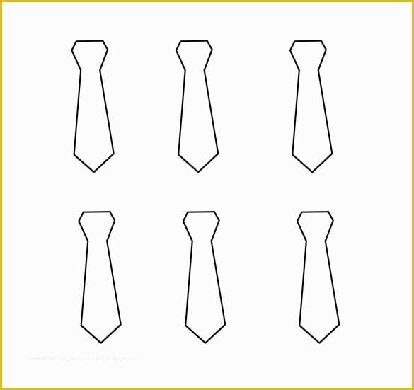 Free Printable Tie Template Of 9 Printable Tie Templates Doc Pdf