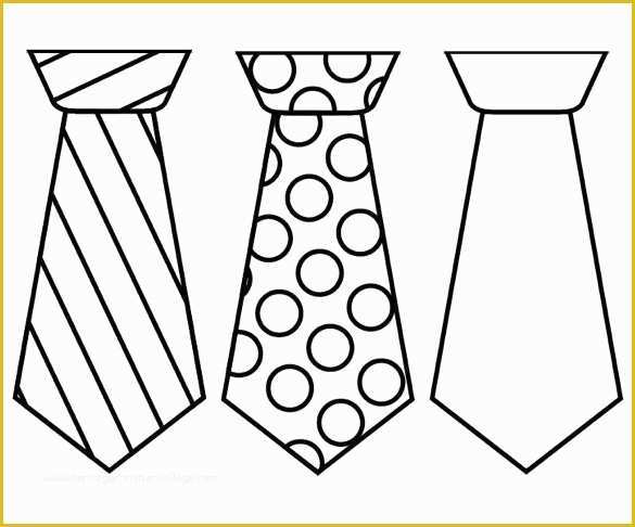 Free Printable Tie Template Of 9 Printable Tie Templates Doc Pdf 