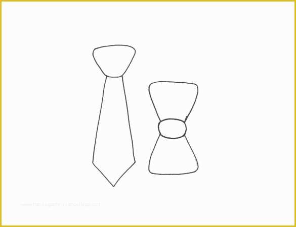 Free Printable Tie Template Of Bow Tie Template Printable