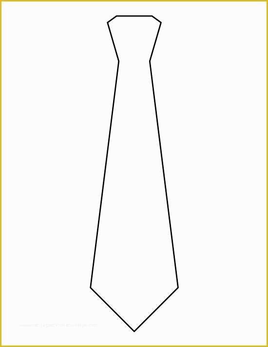 Free Printable Tie Template Of Necktie Pattern Use the Printable Outline for Crafts