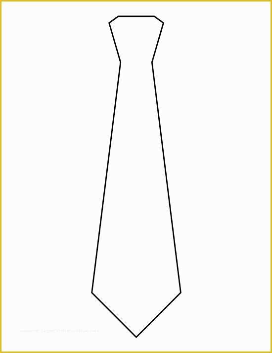 Template Printable Tie Pattern