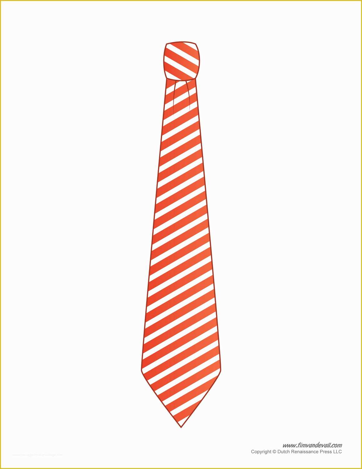 Free Printable Tie Template Of Paper Tie Templates for Kids