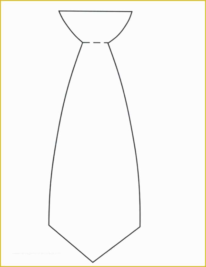 Free Printable Tie Template Of Tie Template I Used This Template for Our Nursery Father