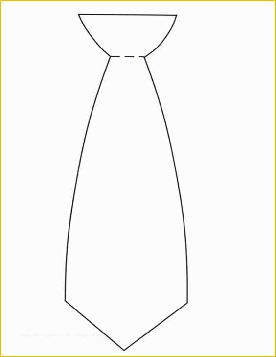 Free Tie Template Printable