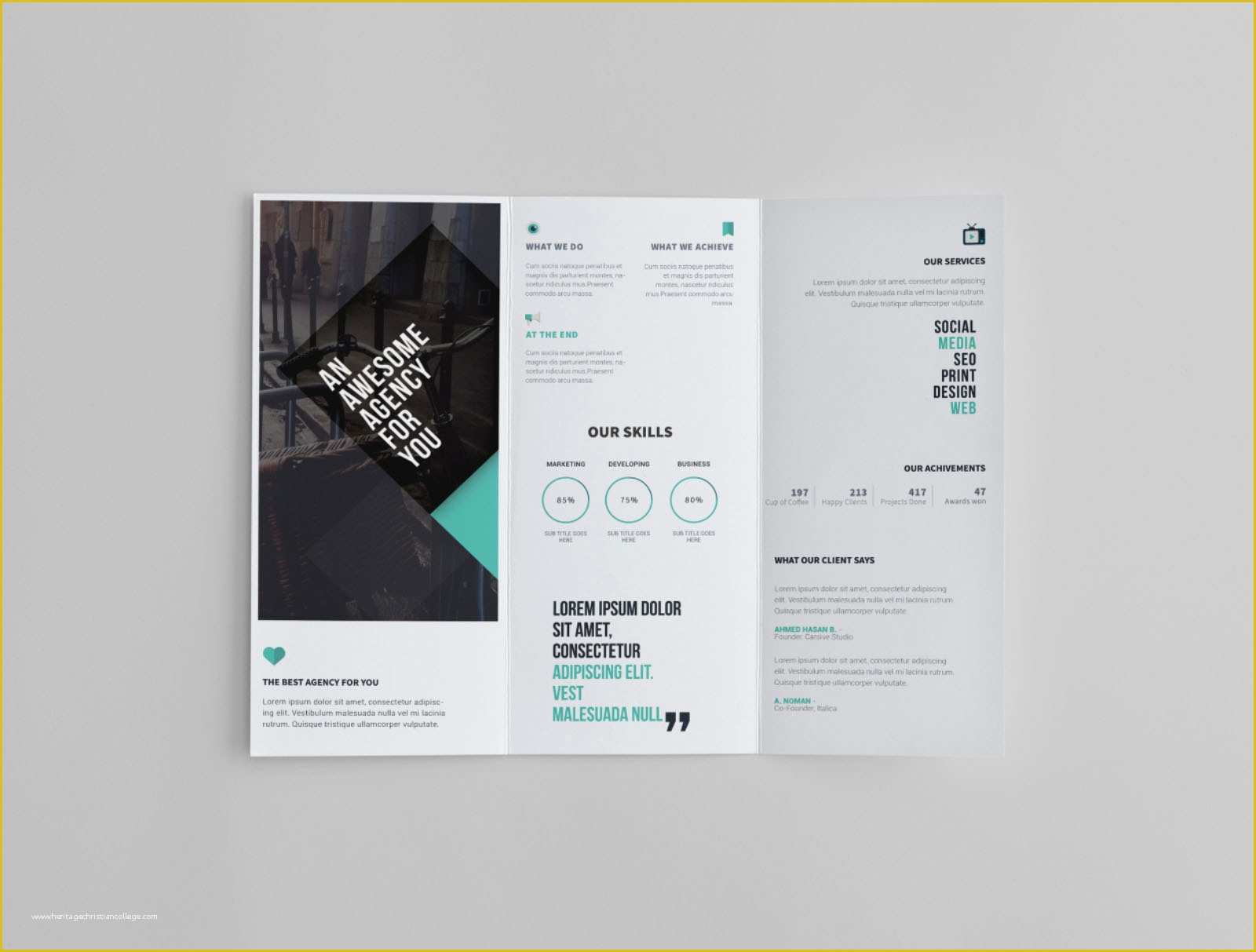 Free Printable Tri Fold Brochure Templates Of Free Trifold Brochure Template