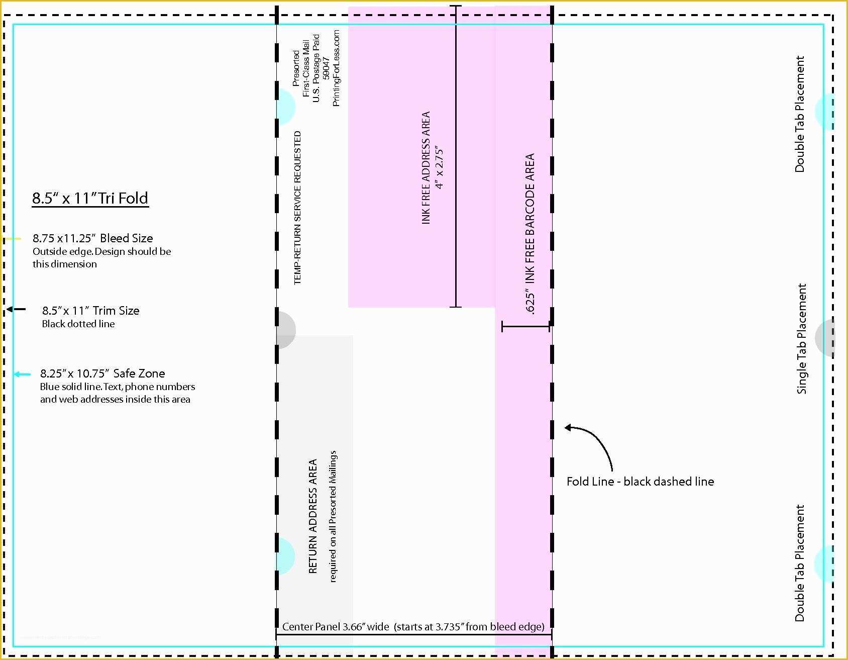 Free Printable Tri Fold Brochure Templates Of Tri Fold Brochure Template Microsoft Word