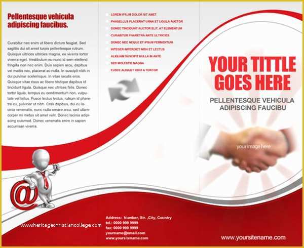 Free Printable Tri Fold Brochure Templates Of Tri Fold Brochure Templates 44 Free Word Pdf Psd Eps