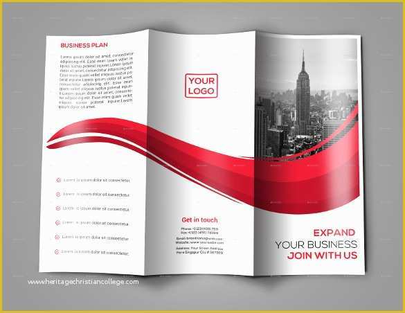 Free Printable Tri Fold Brochure Templates Of Tri Fold Brochure Templates 56 Free Psd Ai Vector Eps