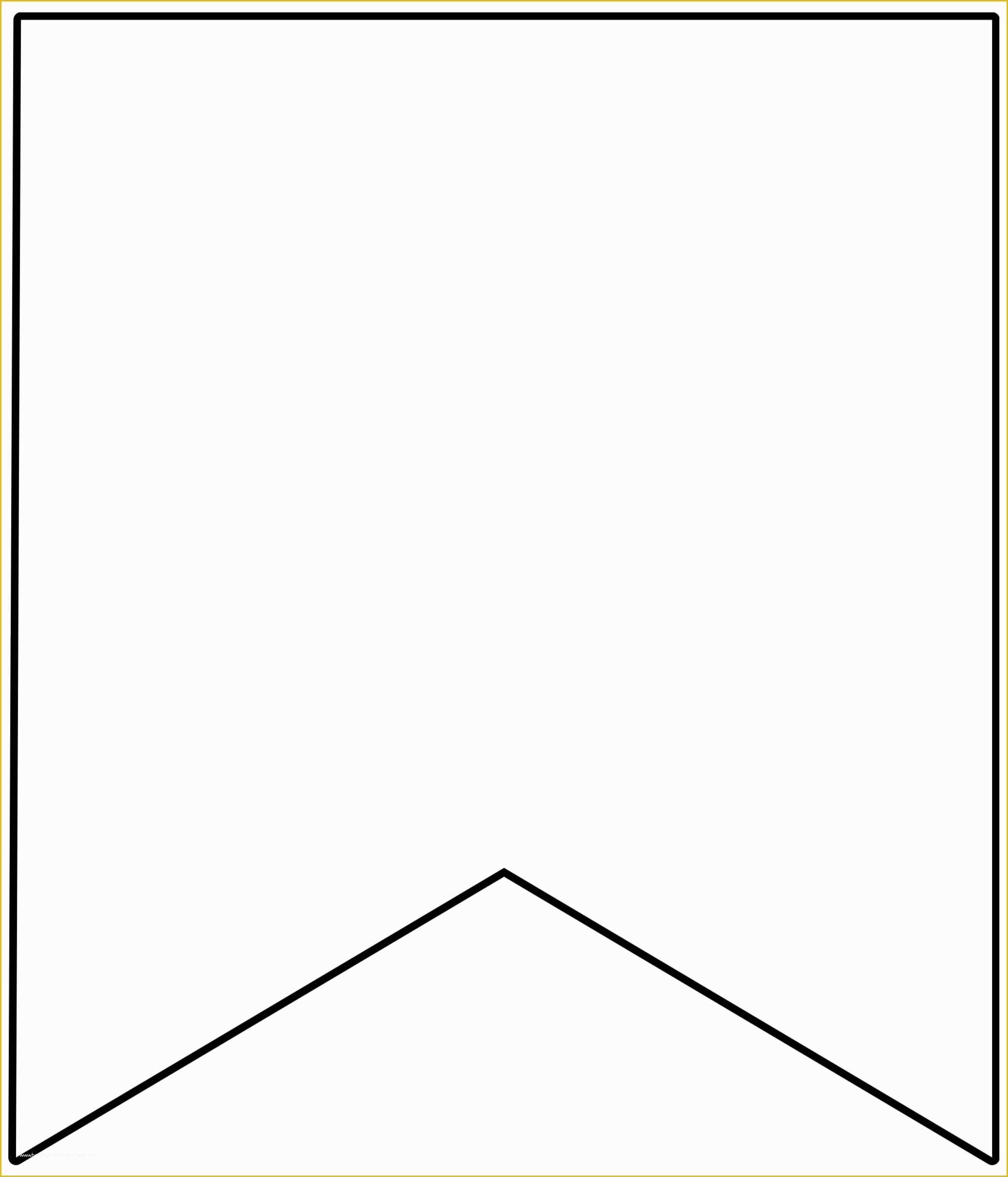 Free Printable Triangle Banner Template Of Free Printable Banner Templates Blank Banners Paper