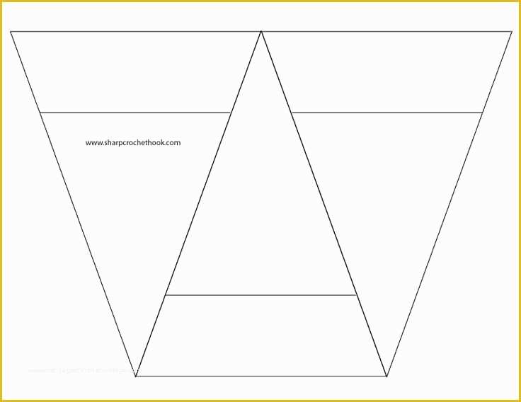 Free Printable Triangle Banner Template Of Free Printable Triangle Banner