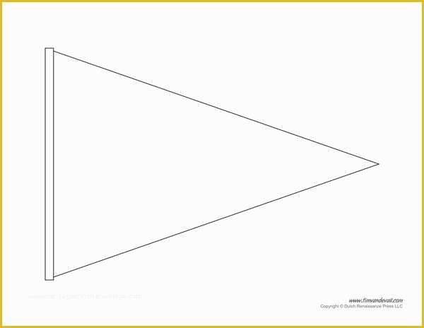 Free Printable Triangle Banner Template Of Pennant Banner Template