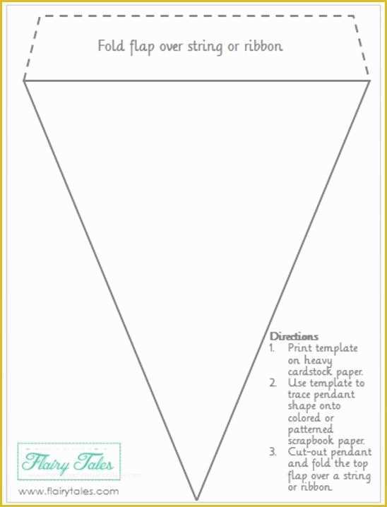 Free Printable Triangle Banner Template Of Pennant Banner Template On Pinterest