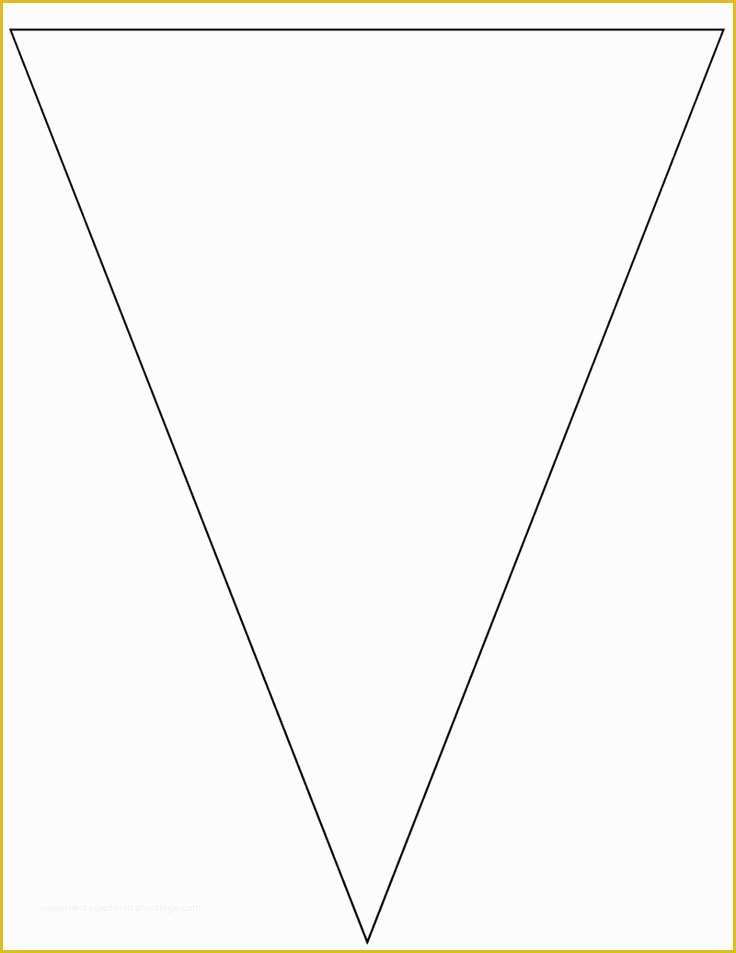 Free Printable Triangle Banner Template Of Triangle Flag Banner Template Free Clipart