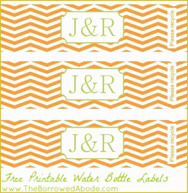 Free Printable Water Bottle Label Template Of 7 Best Of Free Chevron Printable Templates to Edit
