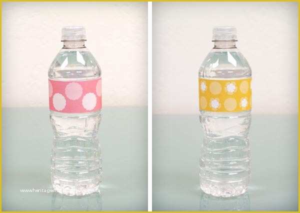 Free Printable Water Bottle Label Template Of Bump Smitten Diy Shower Water Bottle Labels Free Download