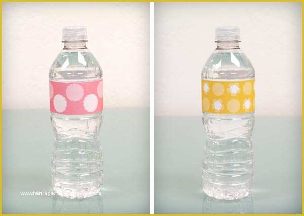 Free Printable Water Bottle Label Template Of Bump Smitten Diy Shower Water Bottle Labels Free Download