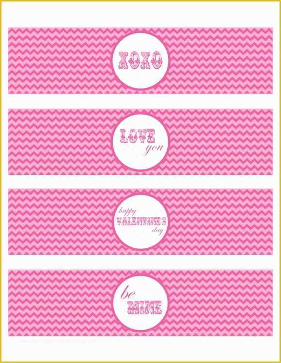 Free Printable Water Bottle Label Template Of Free Valentine S Day Party Printables From Pick Print