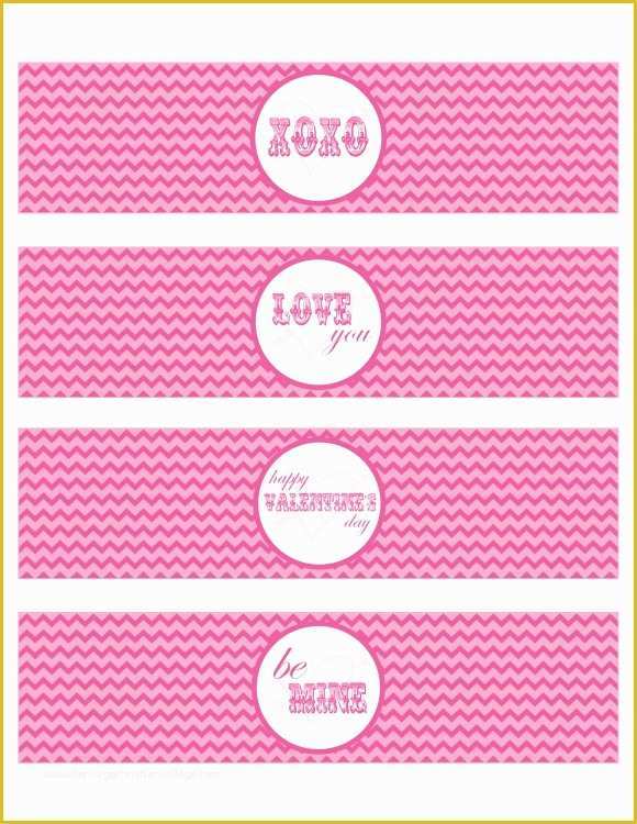 Free Printable Water Bottle Label Template Of Free Valentine S Day Party Printables From Pick Print