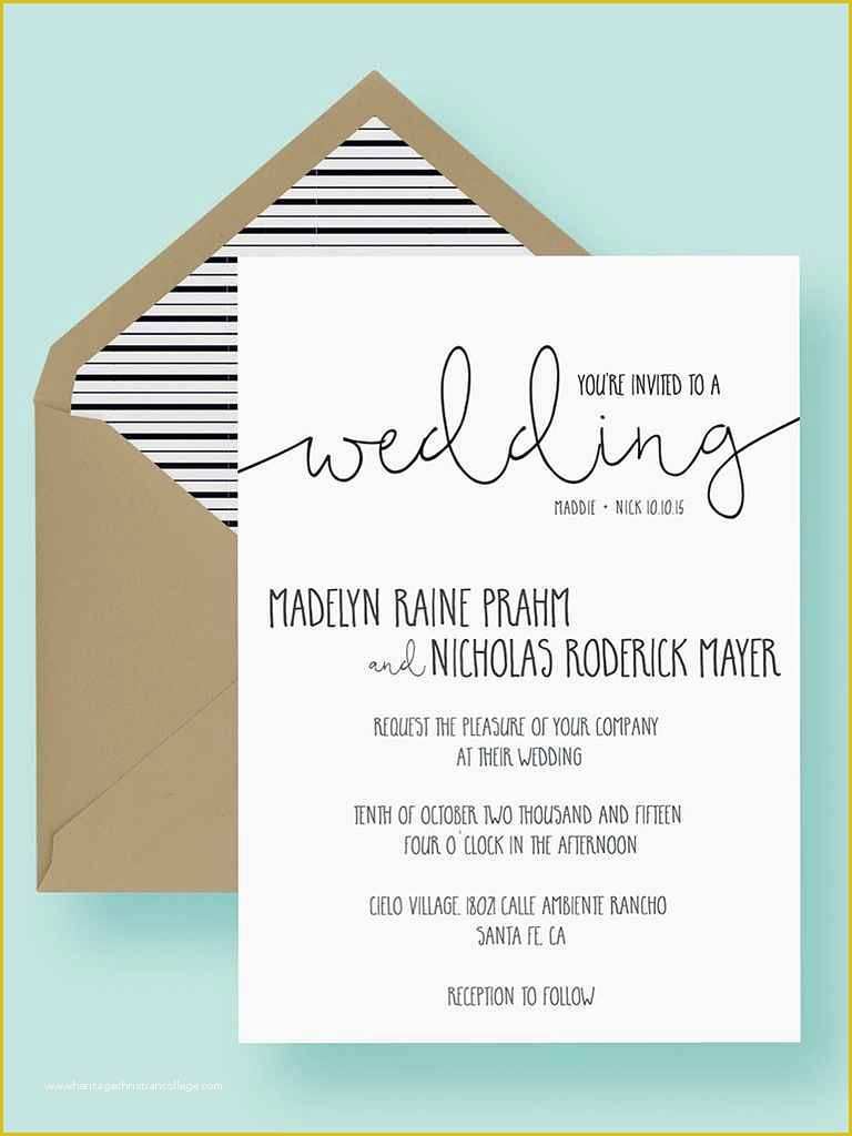 Free Printable Wedding Announcements Templates Of 16 Printable Wedding Invitation Templates You Can Diy