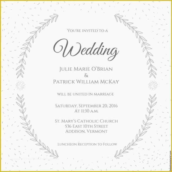 Free Printable Wedding Invitation Templates for Word Of Wedding Invitation Template 71 Free Printable Word Pdf