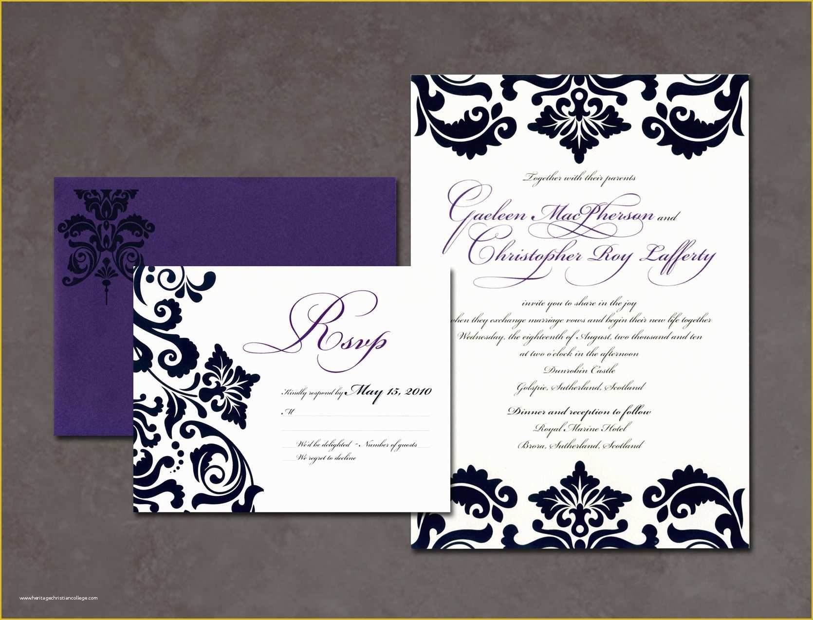 Free Printable Wedding Invitation Templates Of Wedding Invitation Free Wedding Invitation Templates
